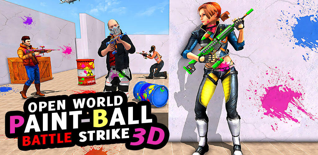 Banner of Paintball Gun Shooting Game 3D 1.3
