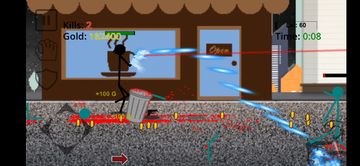 Stickman Physics Battle Arena Game Screenshot