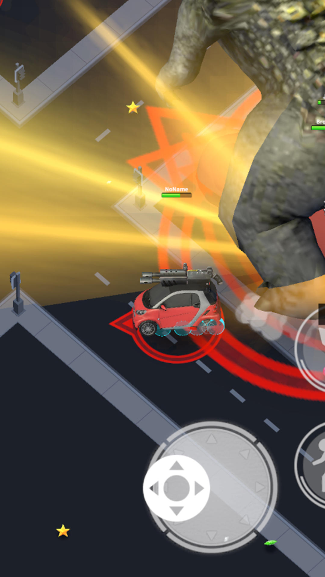 Battle Cars vs Monsters War.io Game Screenshot