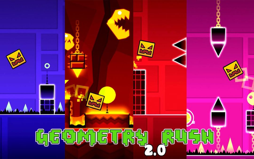 Geometry Angry Jump Rush 게임 스크린 샷