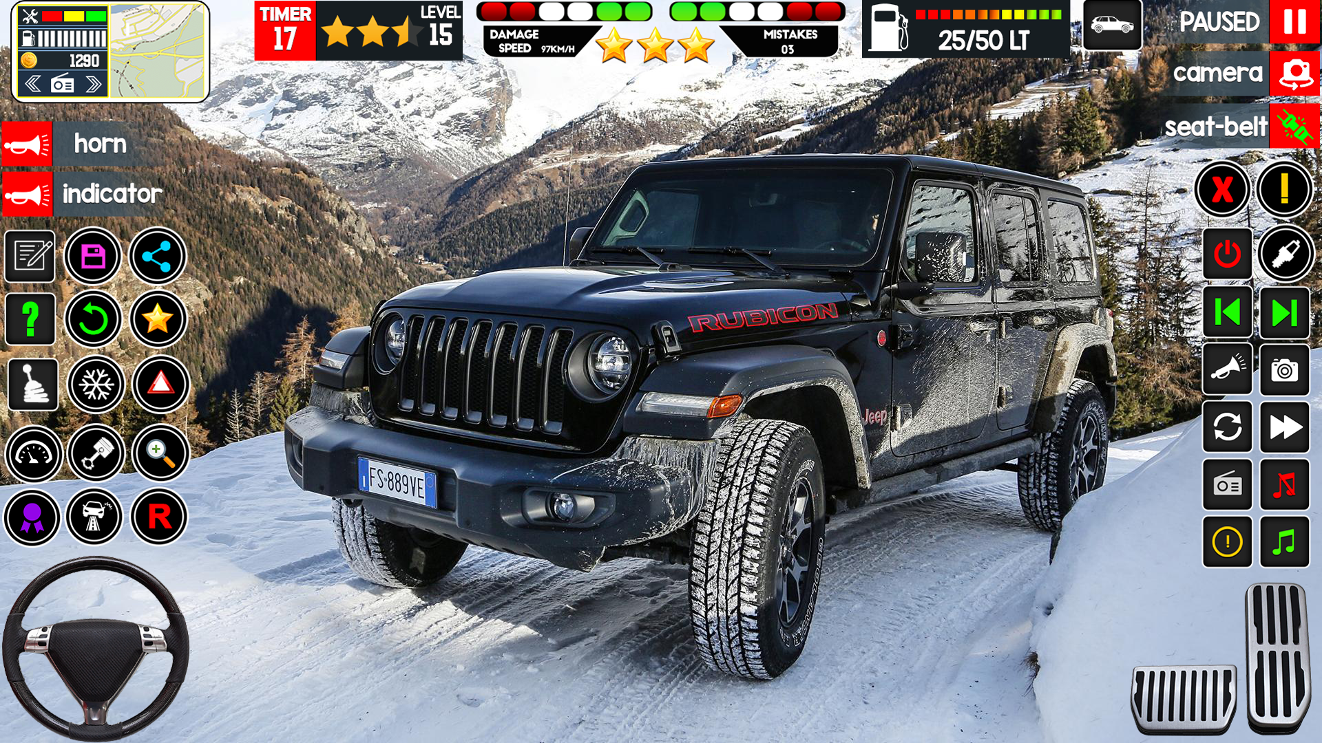 US Jeep Driving Simulator 3D ภาพหน้าจอเกม