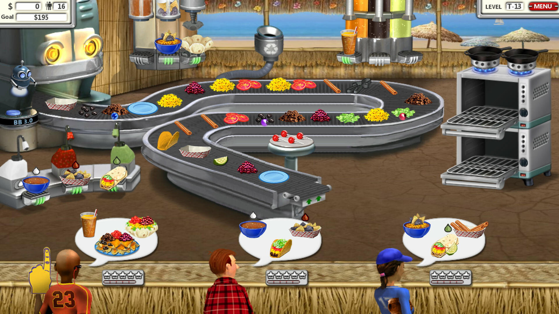 Burger Shop 3 게임 스크린 샷