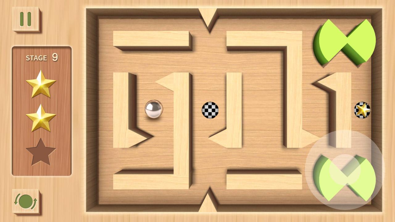Maze Rolling Ball 3D Game Screenshot