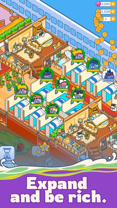 Hippo Cruise Tycoon Game Screenshot