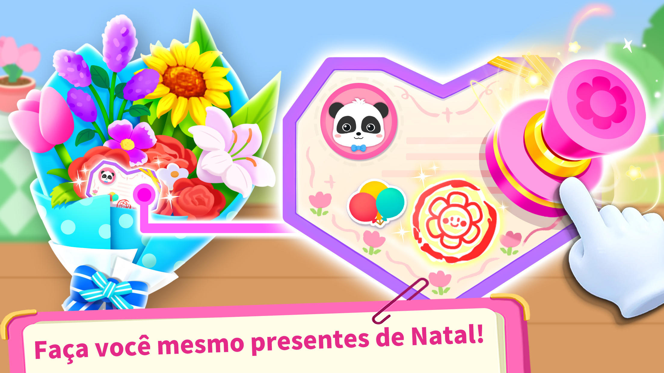 Captura de Tela do Jogo Supermercado do Bebê Panda