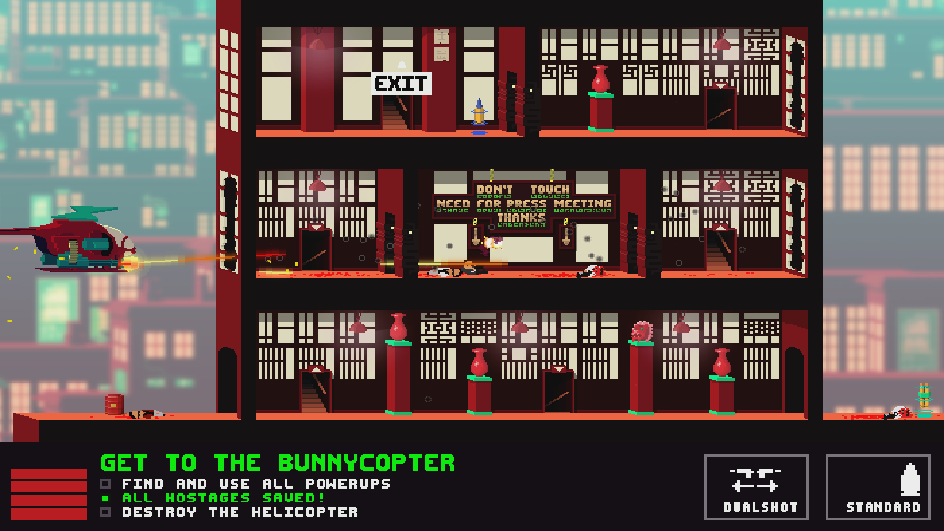NOT A HERO Game Screenshot