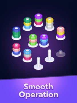 Cuplikan Layar Game Nuts And Bolts Sort