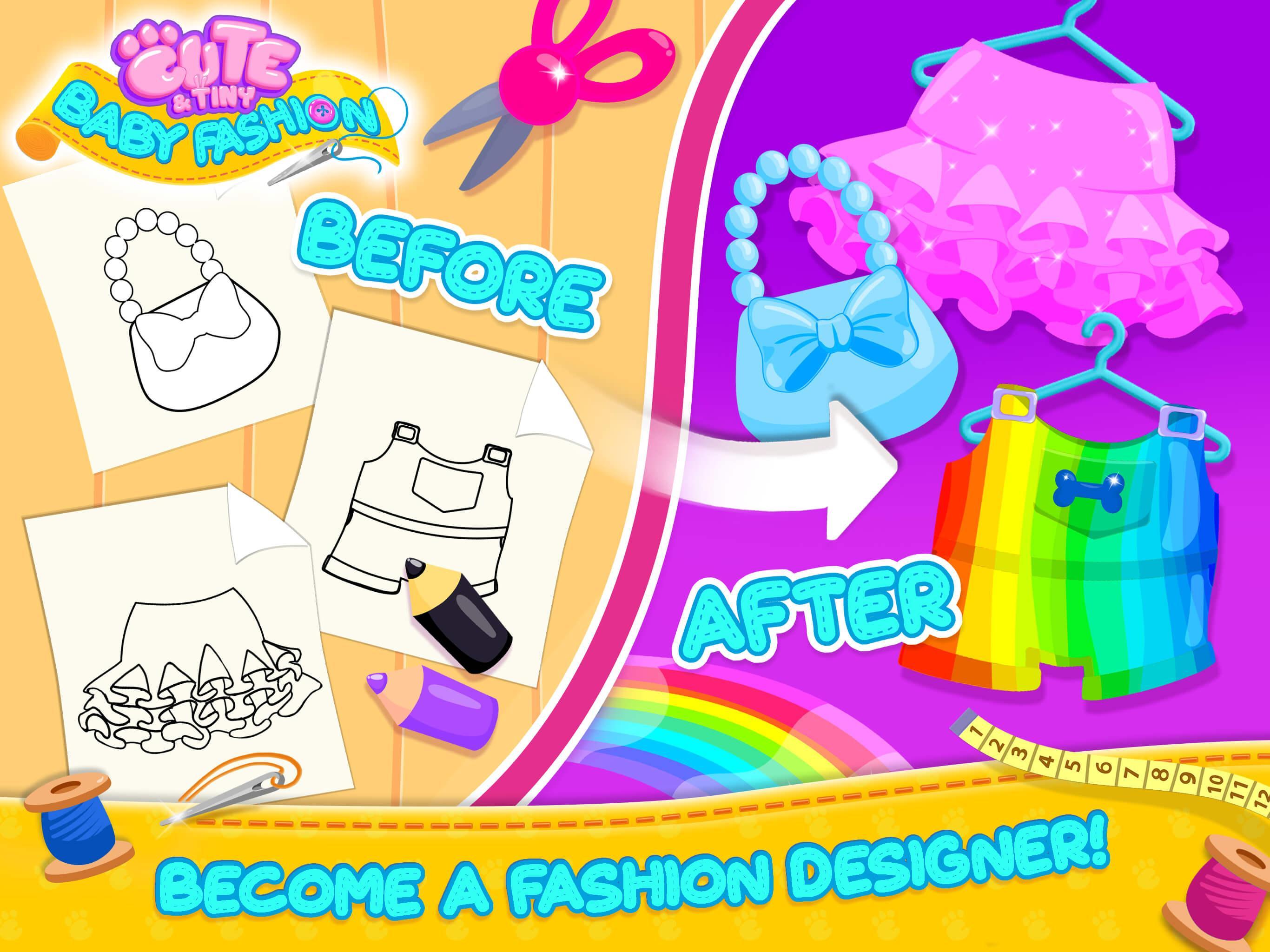 Cute & Tiny Baby Fashion - Design & Dress Up Fun Game Screenshot