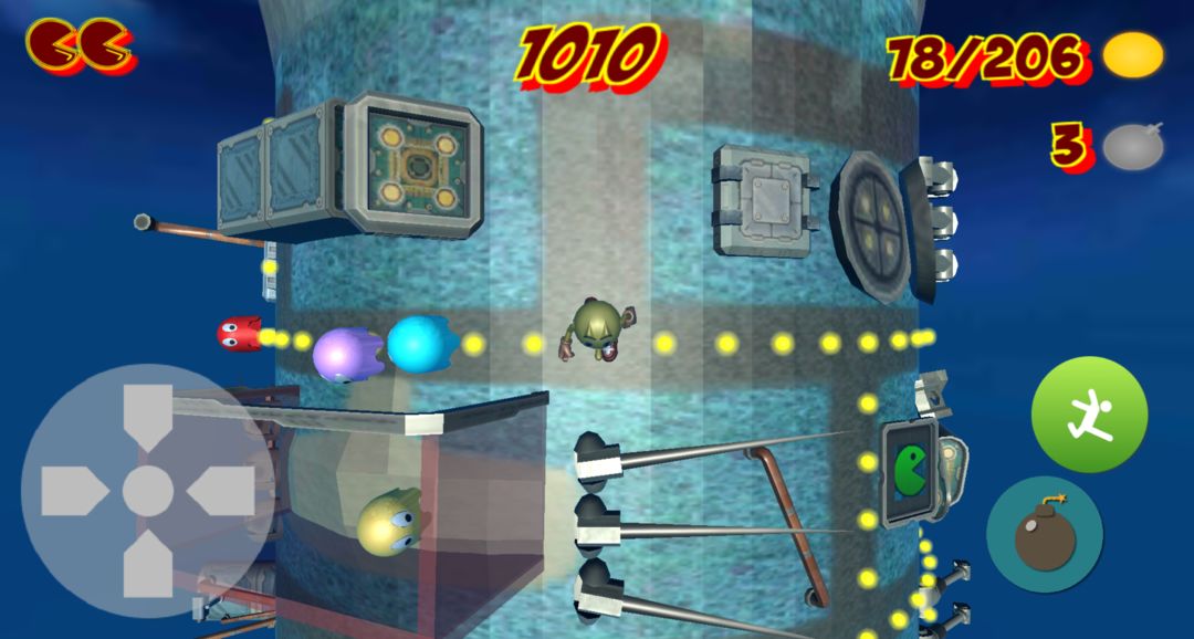 Pacman 3D screenshot game