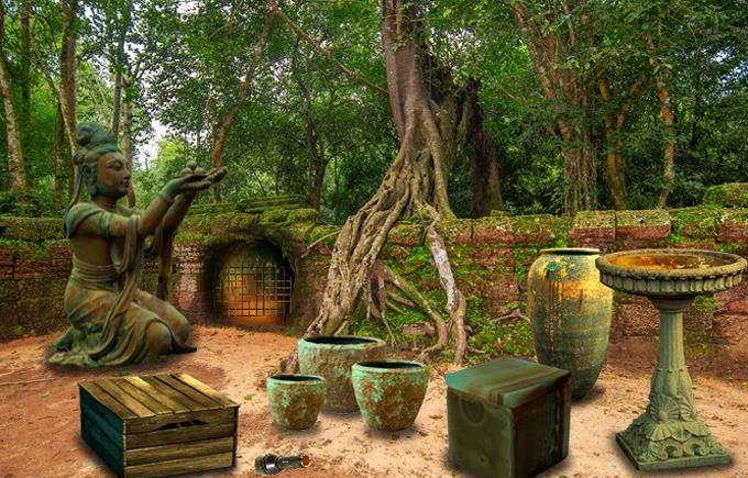 Escape Games - Cambodian Temple 2 게임 스크린 샷