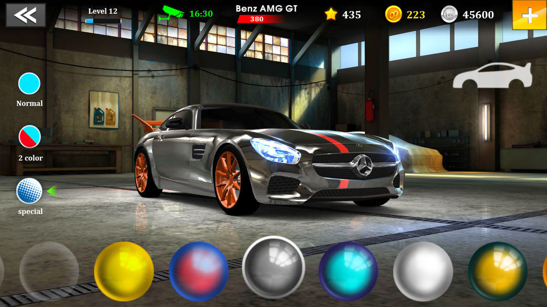 Screenshot of GT Club Drag Racing Car Game