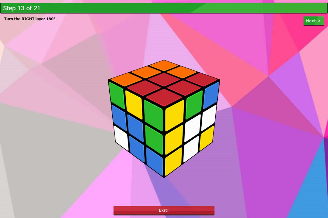 3D-Cube Solver ภาพหน้าจอเกม