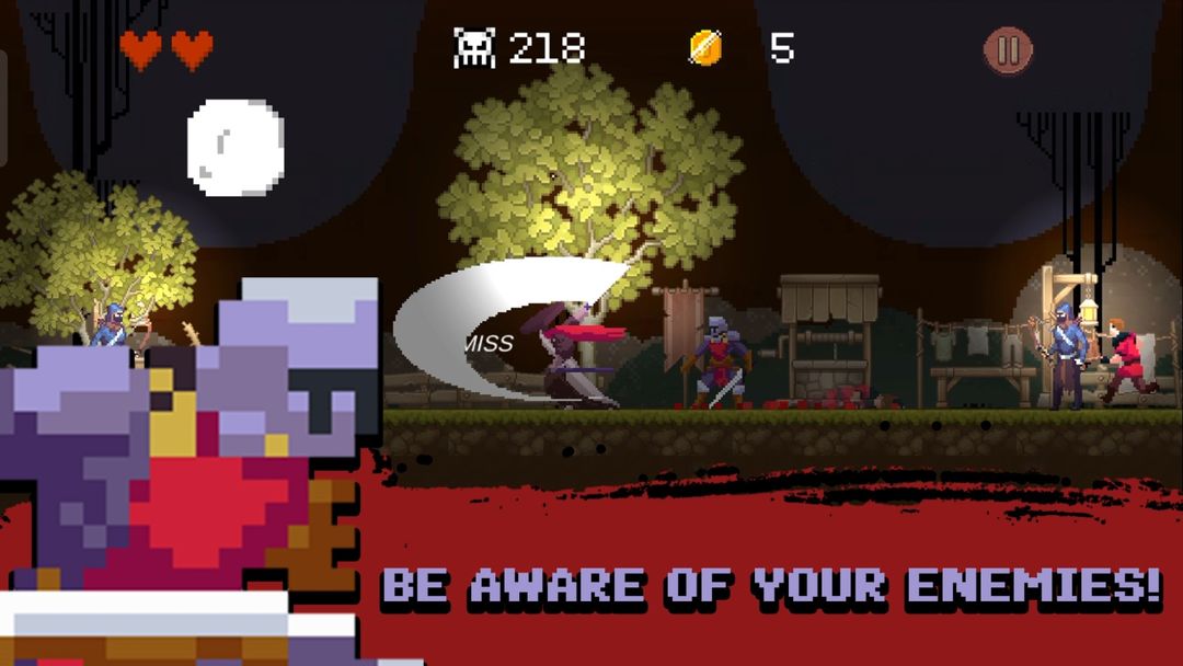 Screenshot of Thunder Samurai Defend Village