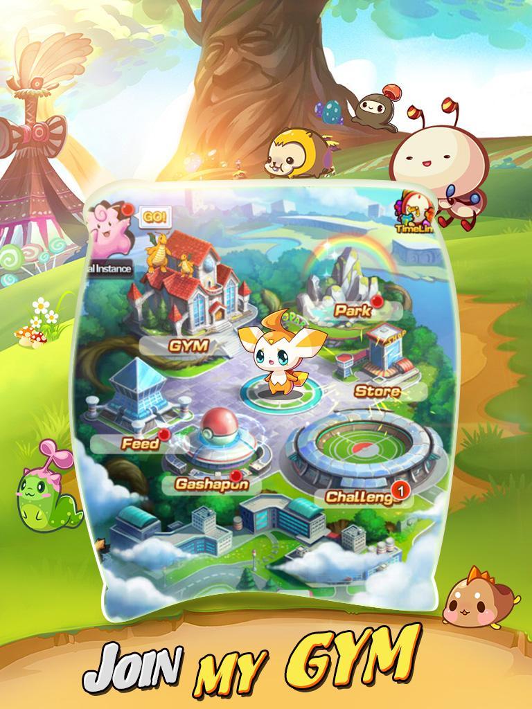 Monster League: Pillar of the sky Game Screenshot