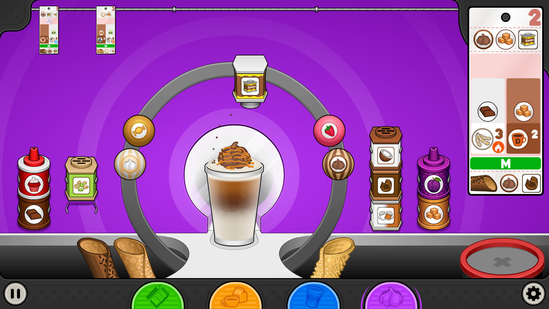 Papa's Mocharia Deluxe Game Screenshot