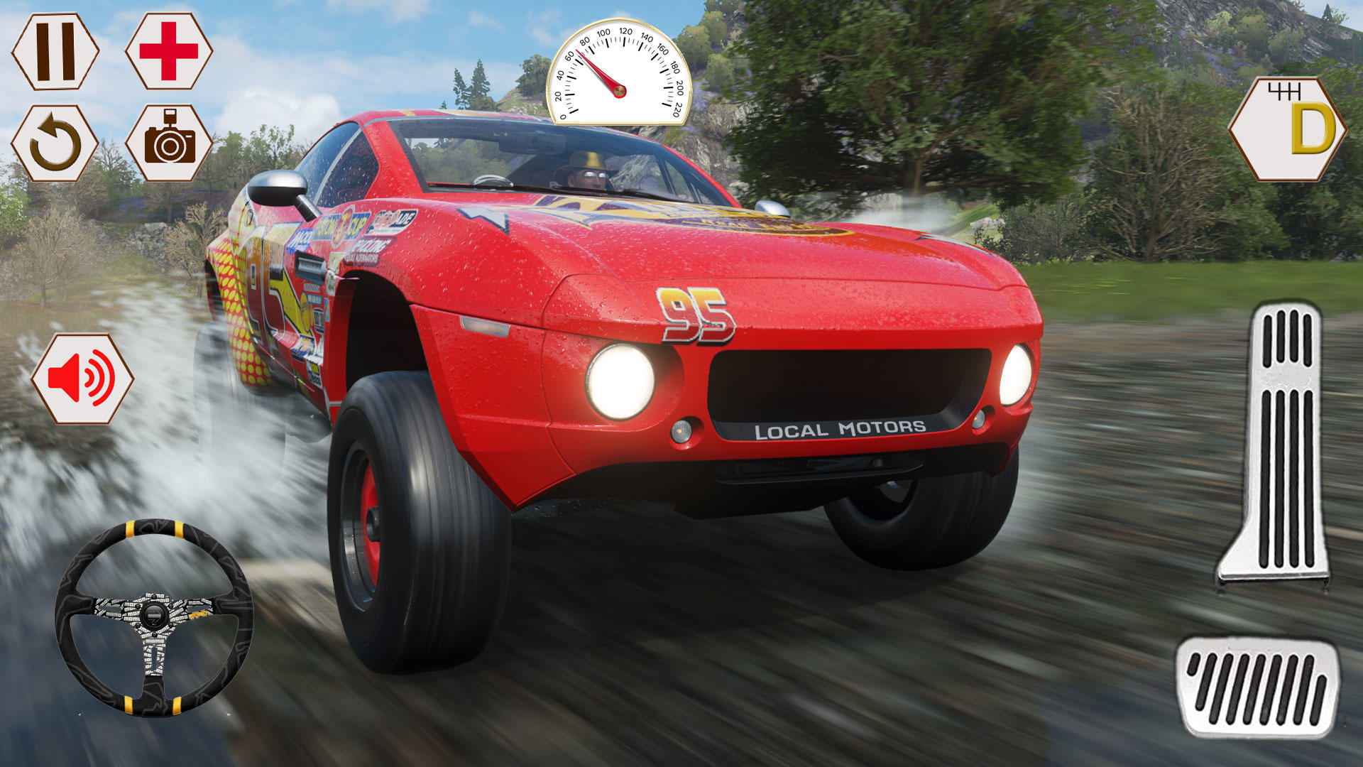 Screenshot of Drive Motors rally fighter GT