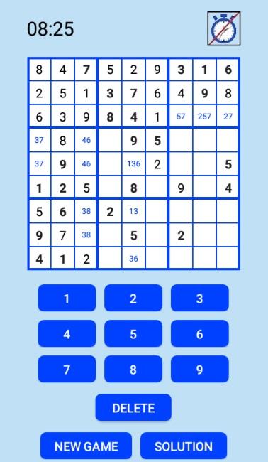 Sudoku for Pros Game Screenshot