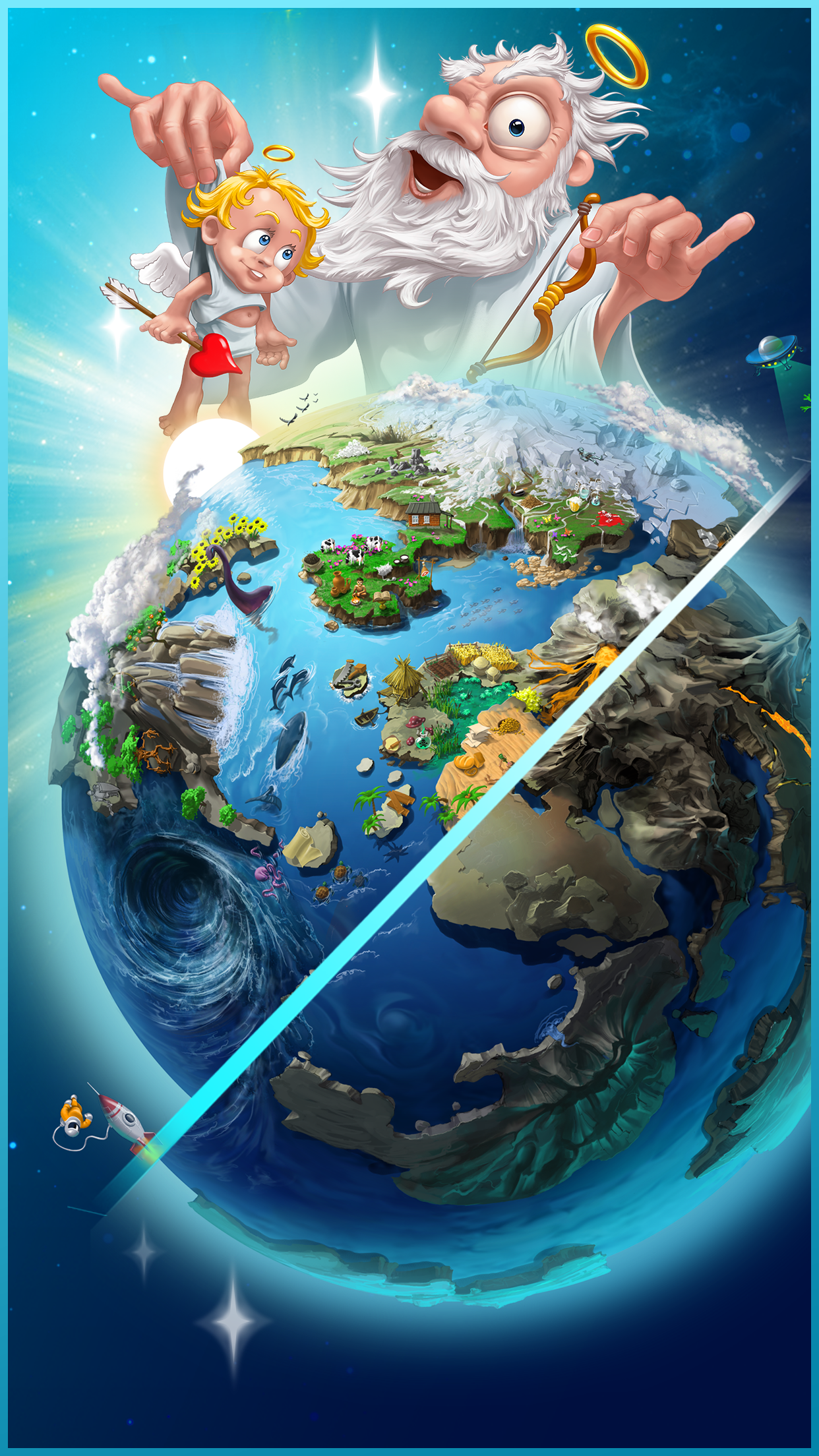 Captura de Tela do Jogo Doodle God™