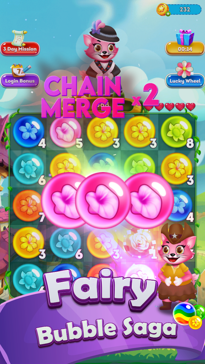 Скриншот игры Bubble Saga