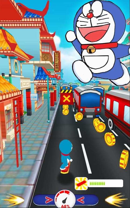 Doraemon Escape Dash: Free Doramon, Doremon Game 게임 스크린 샷
