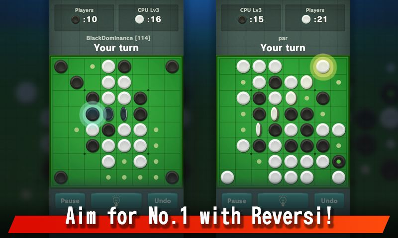 Reversi - King of Games screenshot game