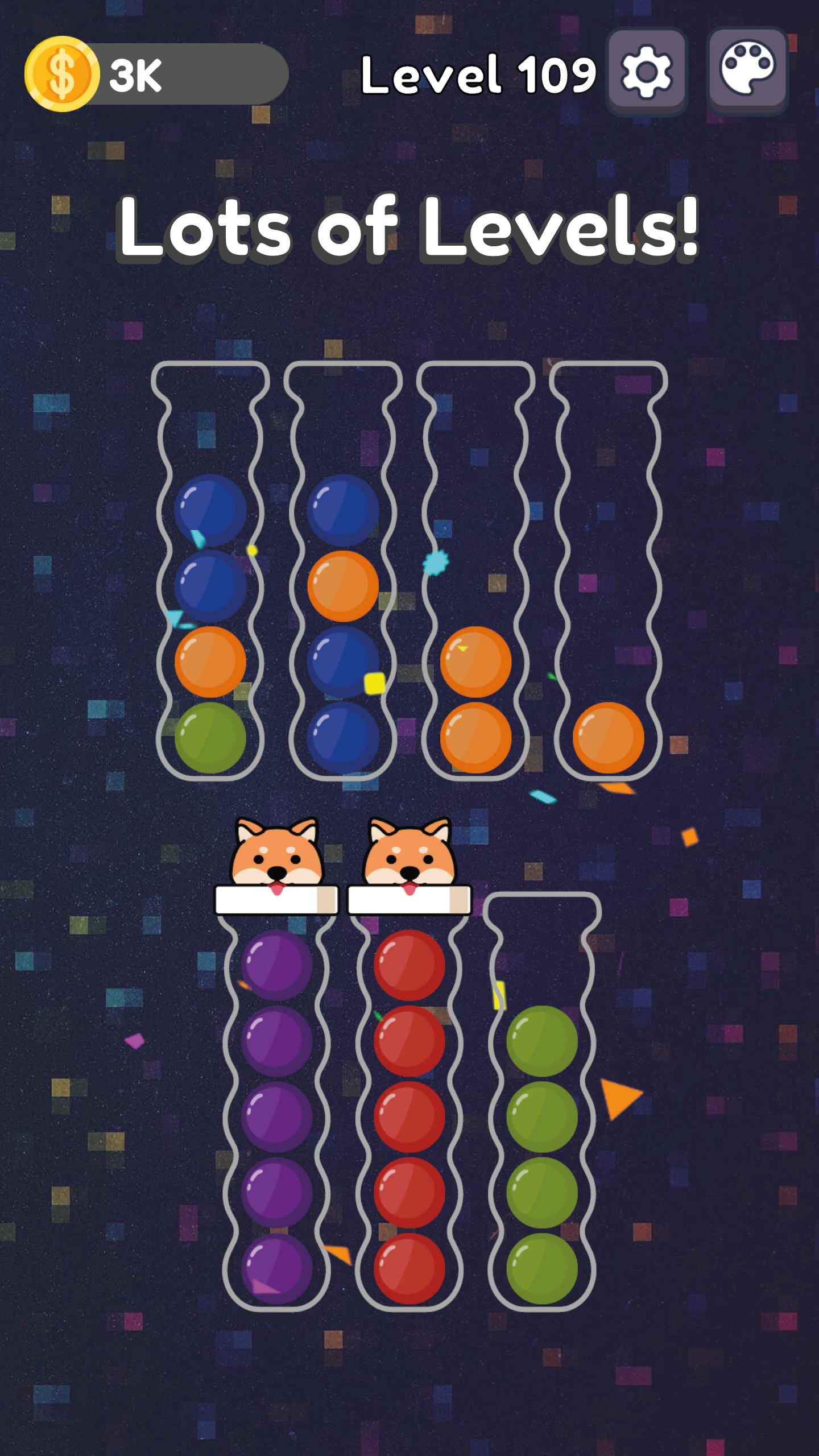 Ball Sort Puzzle Game Screenshot