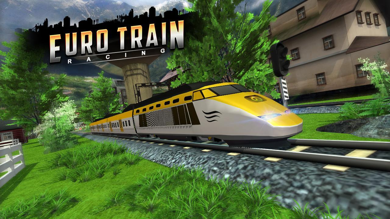 Euro Train Racing 3D Game Screenshot