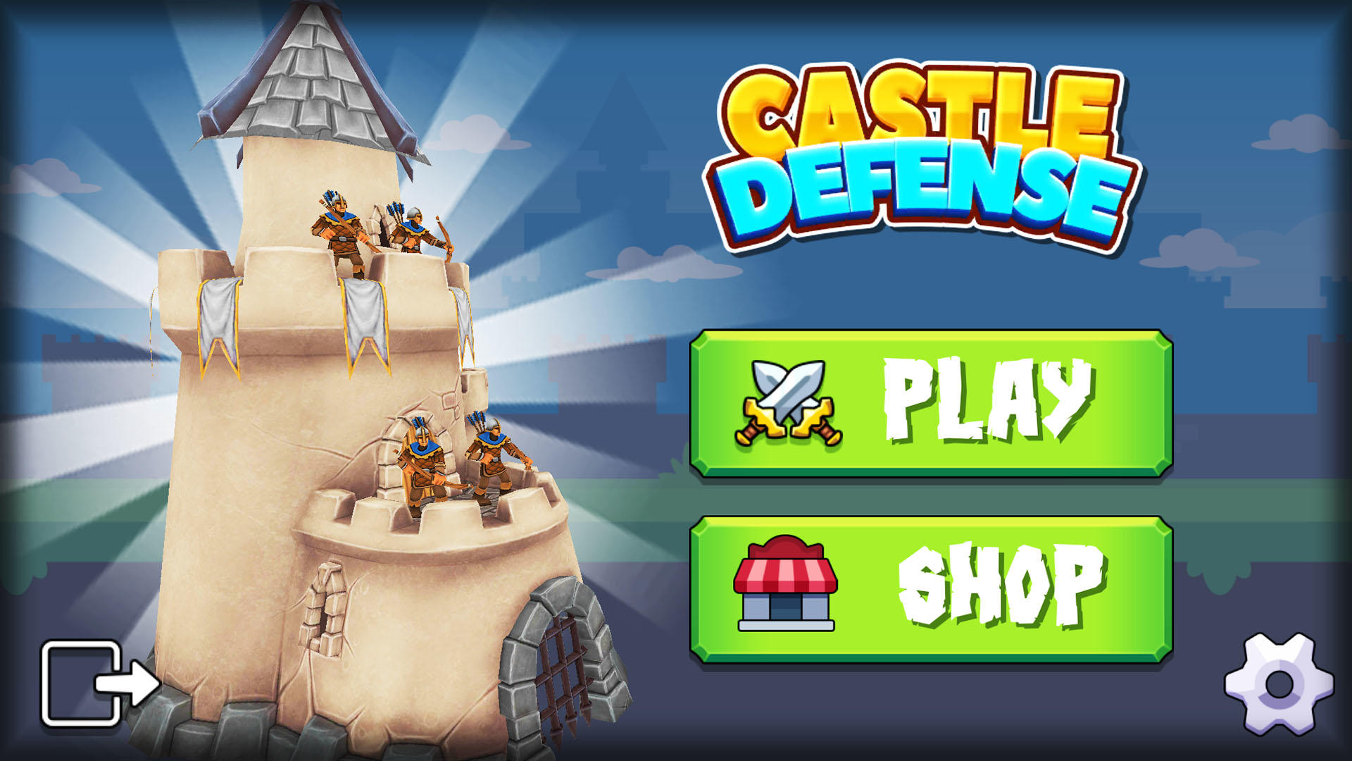 Castle defense royale clash ゲームのスクリーンショット