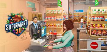 Banner of Supermarket Cashier Games 3D 
