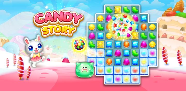 Banner of Sweet Candy: Story Match 3 1.1