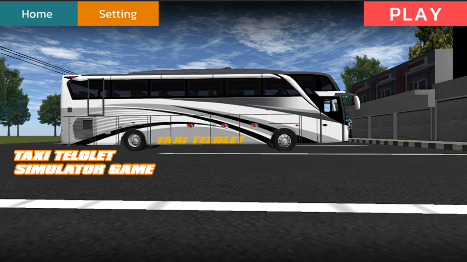 Taxi telolet Game Simulator Game Screenshot