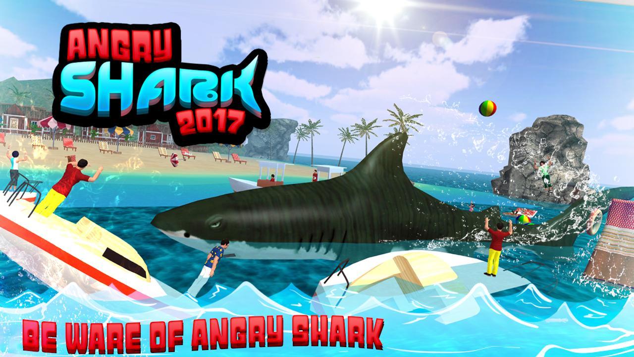 Angry Shark 2017 : Simulator Game ゲームのスクリーンショット