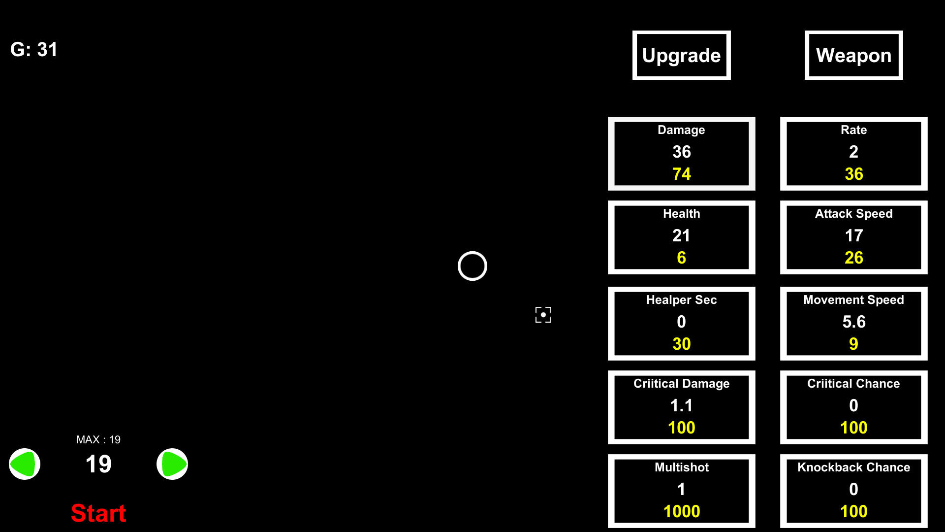 EasySimple2DShootingGame Game Screenshot