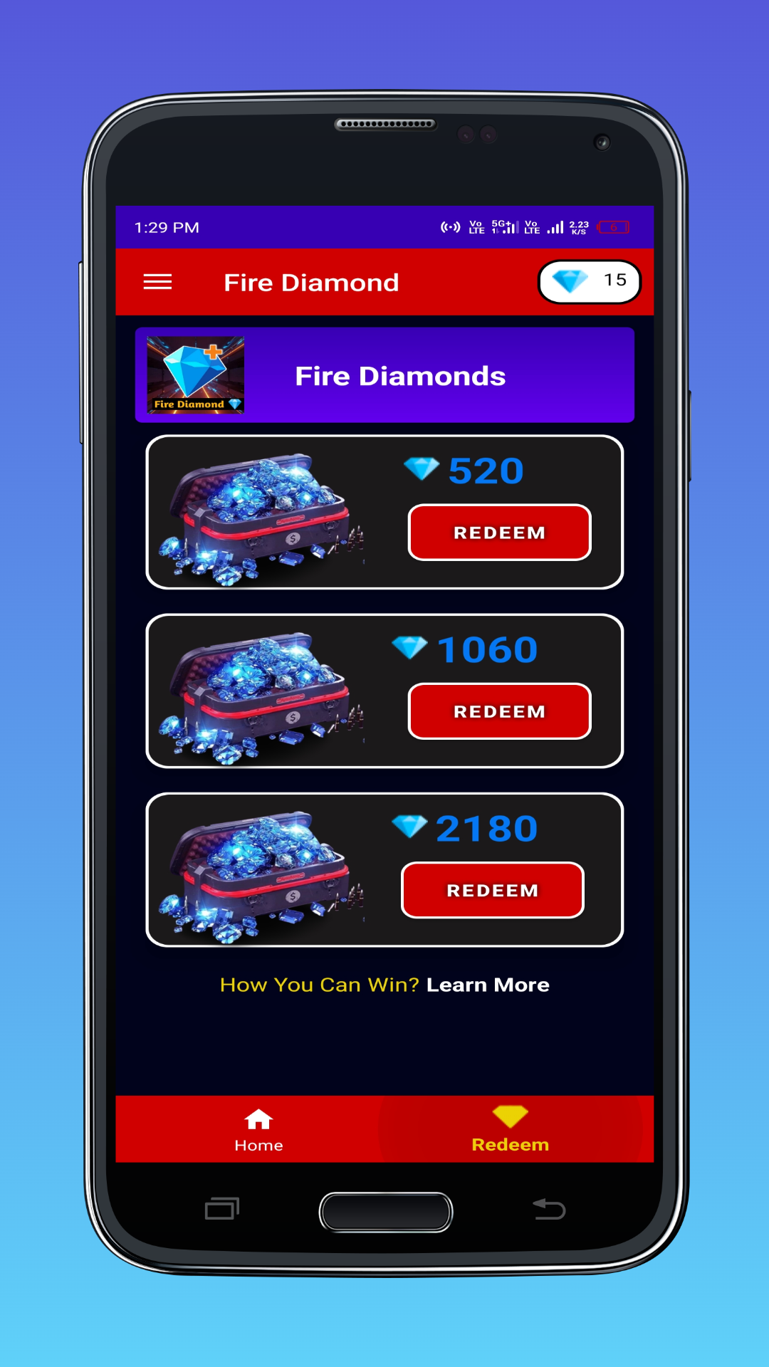 Screenshot of Fire Diamond