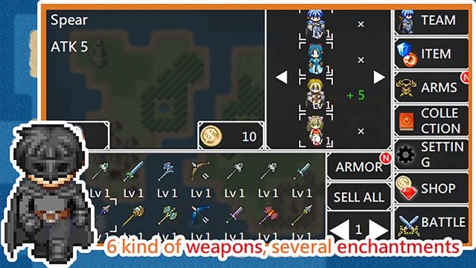 Unlimited Skills Hero Game Screenshot