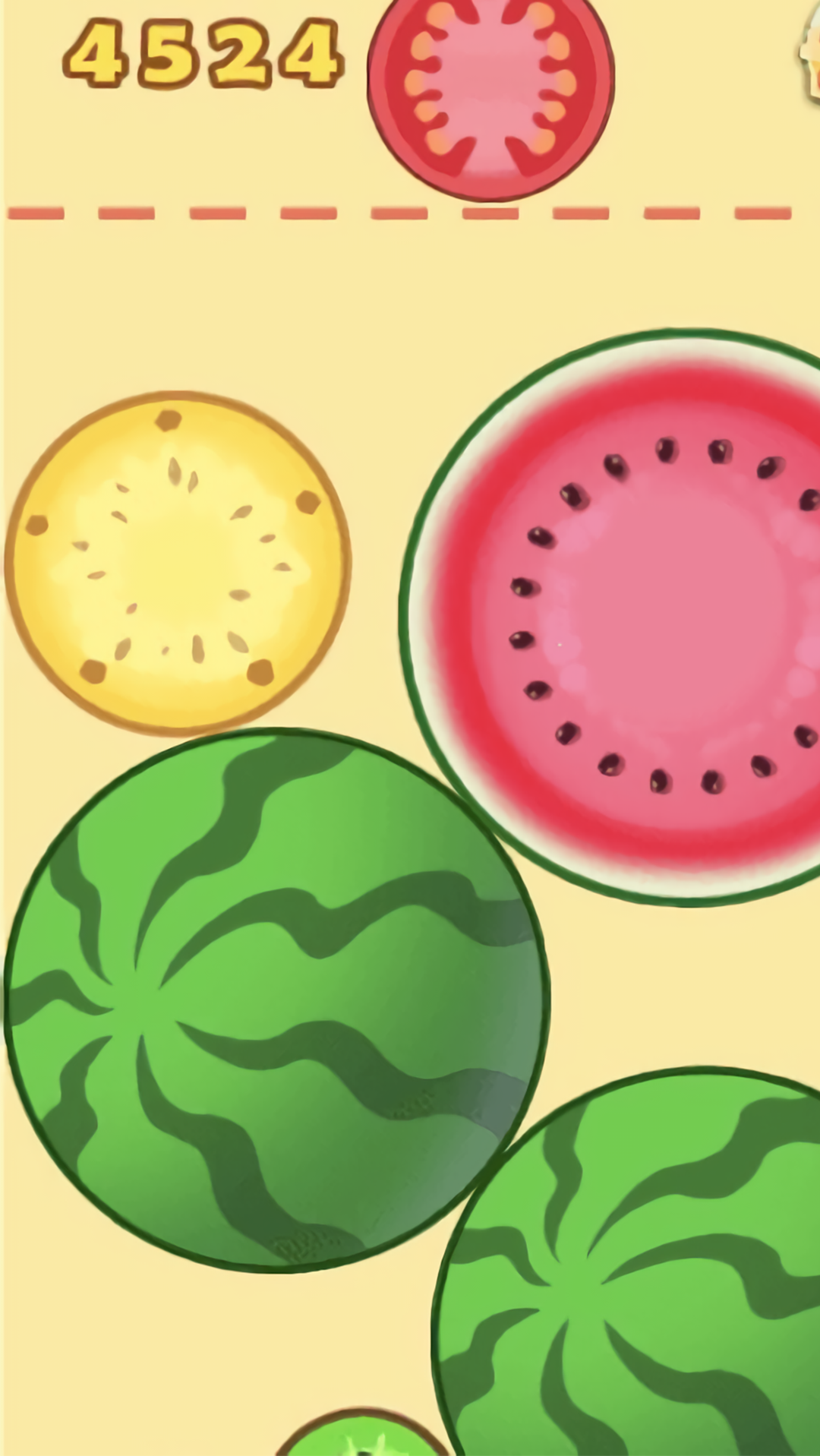 Screenshot of Watermelon Merge Game