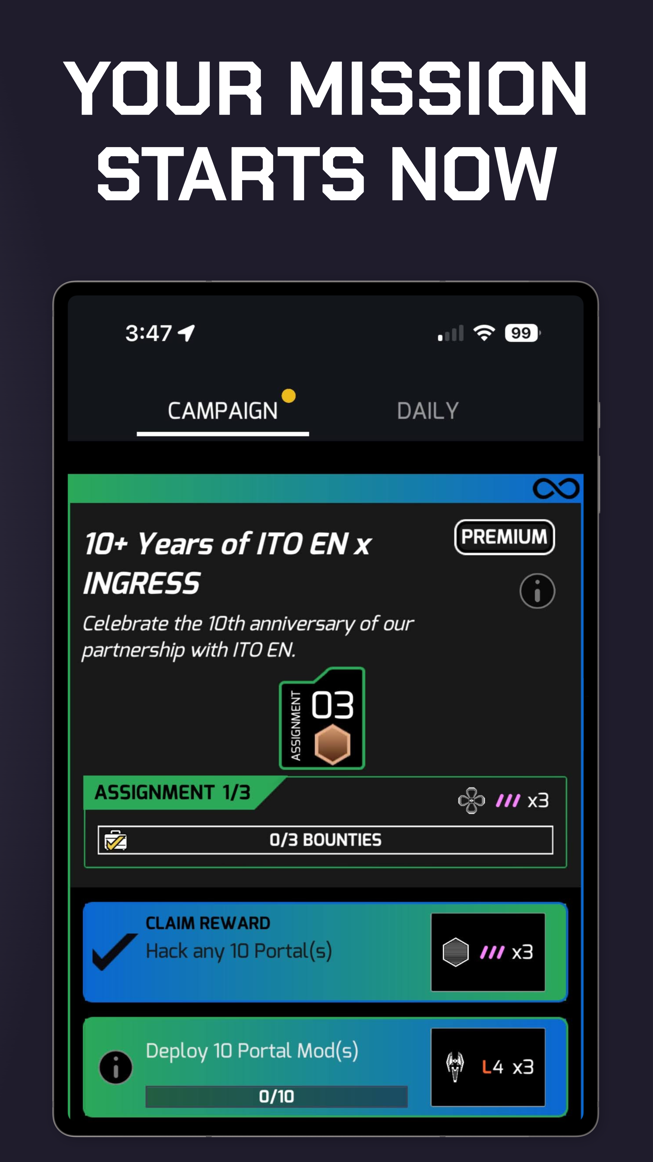 Ingress Game Screenshot