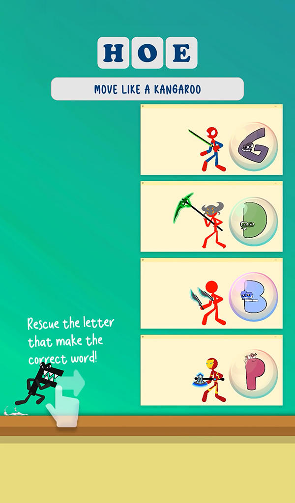 Tower Battle: Alphabet Connect Game Screenshot