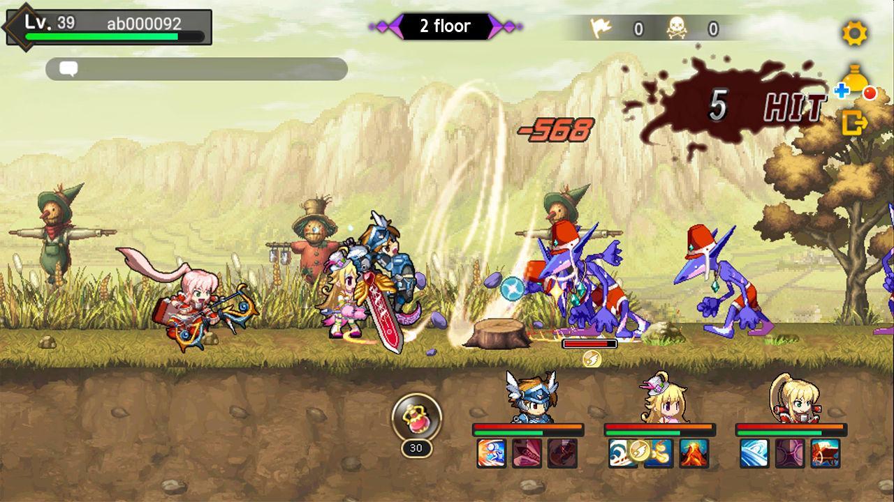 버스터 소울 : 고급형 자동사냥 RPG Game Screenshot
