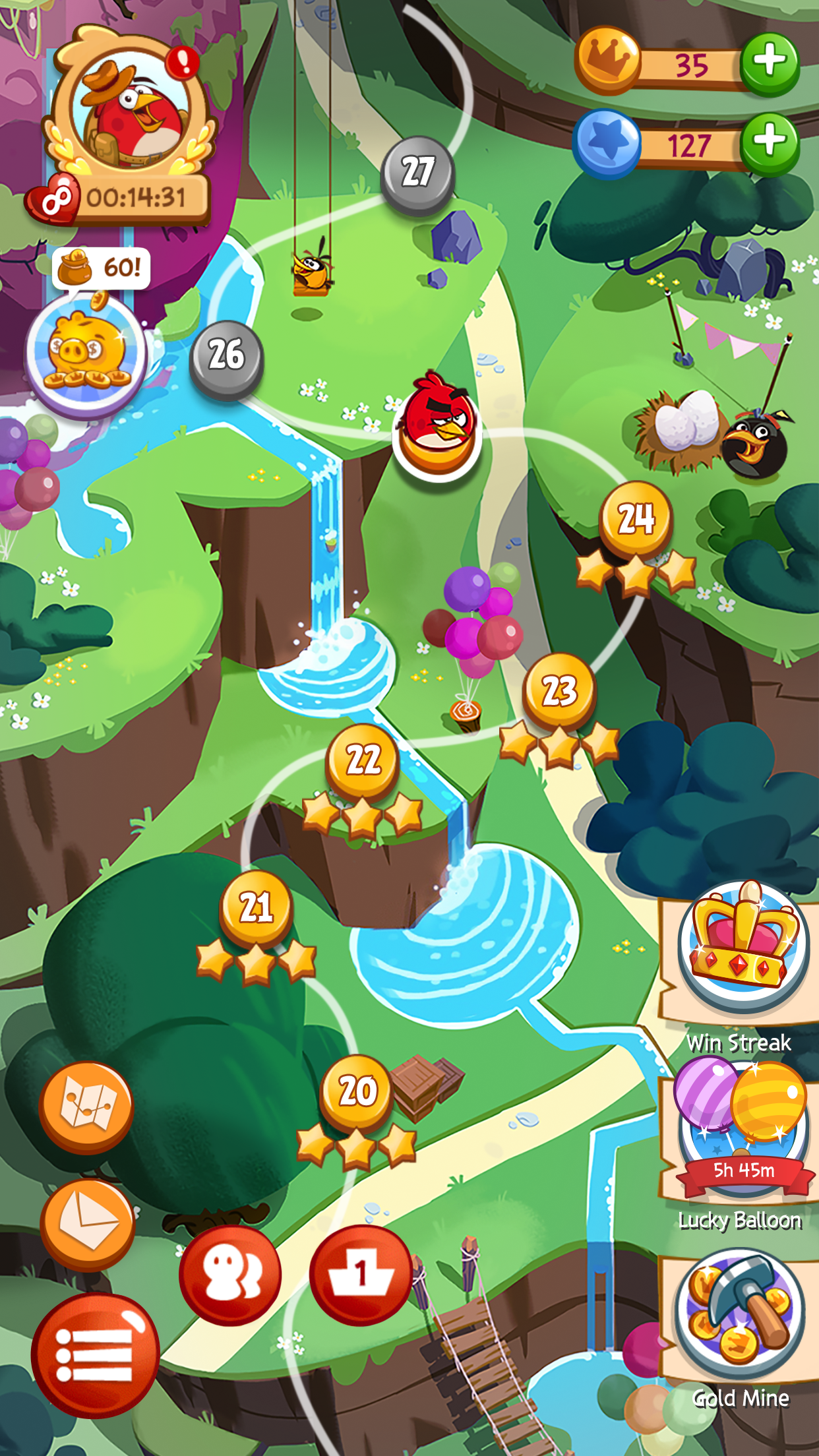 Angry Birds Blast Game Screenshot