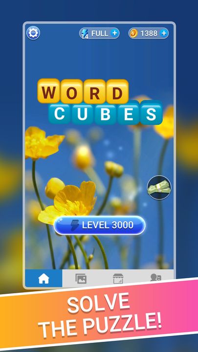Screenshot 1 of Word Cubes - Fun Puzzle Game 1.0.26