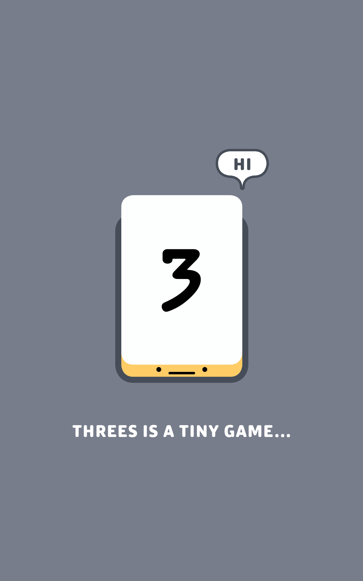 Threes! screenshot game