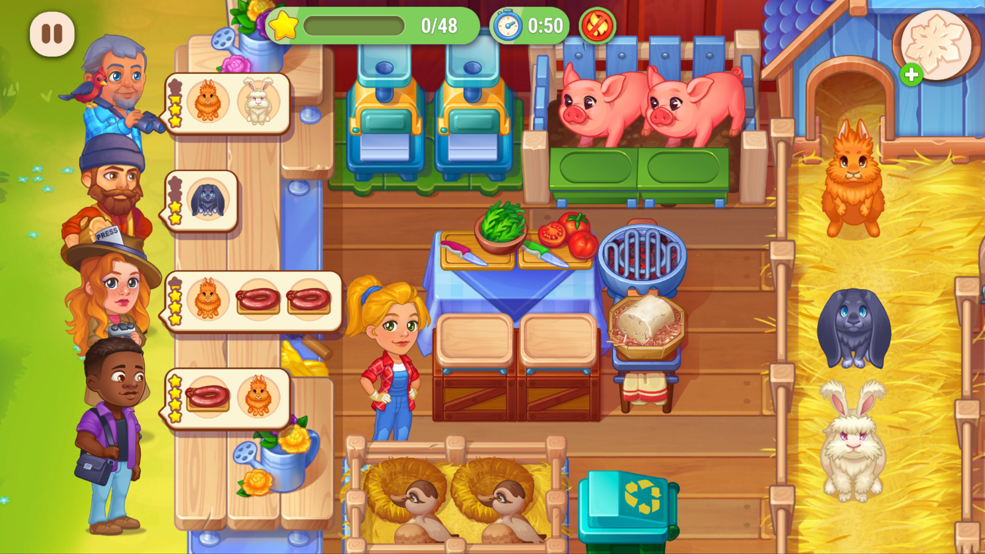 Farming Fever: Cooking Simulator and Time Management Game