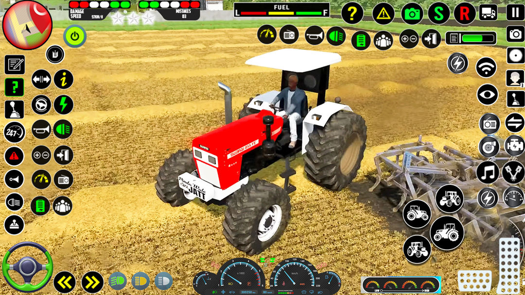 Tractor Driving Farming Games ภาพหน้าจอเกม