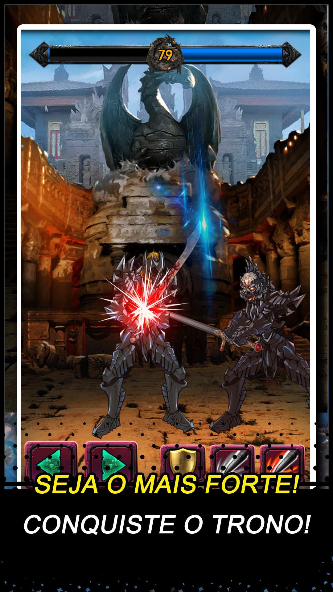 Captura de Tela do Jogo sword of thrones : Idle game