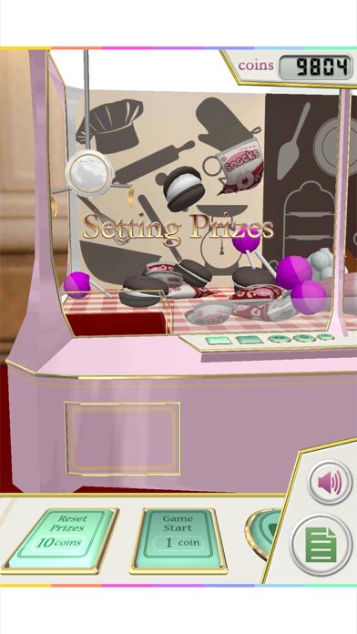 Screenshot of Claw Crane Confectionery