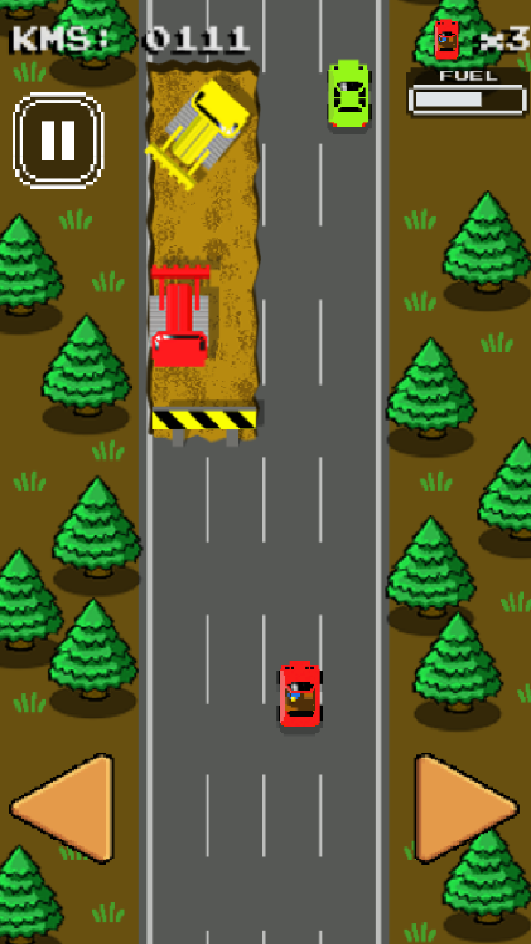 Retro Car Race ゲームのスクリーンショット