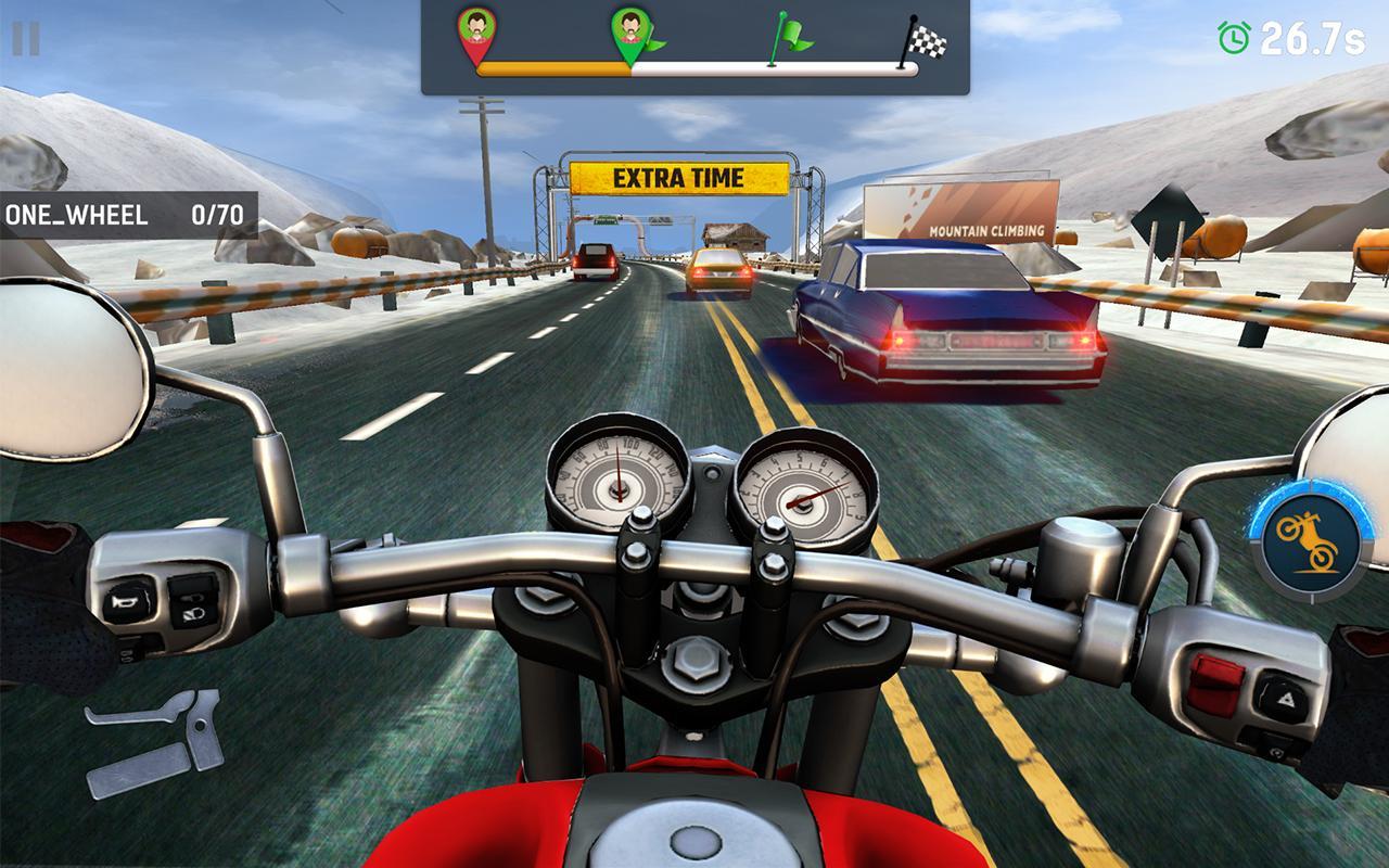 Bike Rider Mobile: Racing Duels & Highway Traffic Game Screenshot