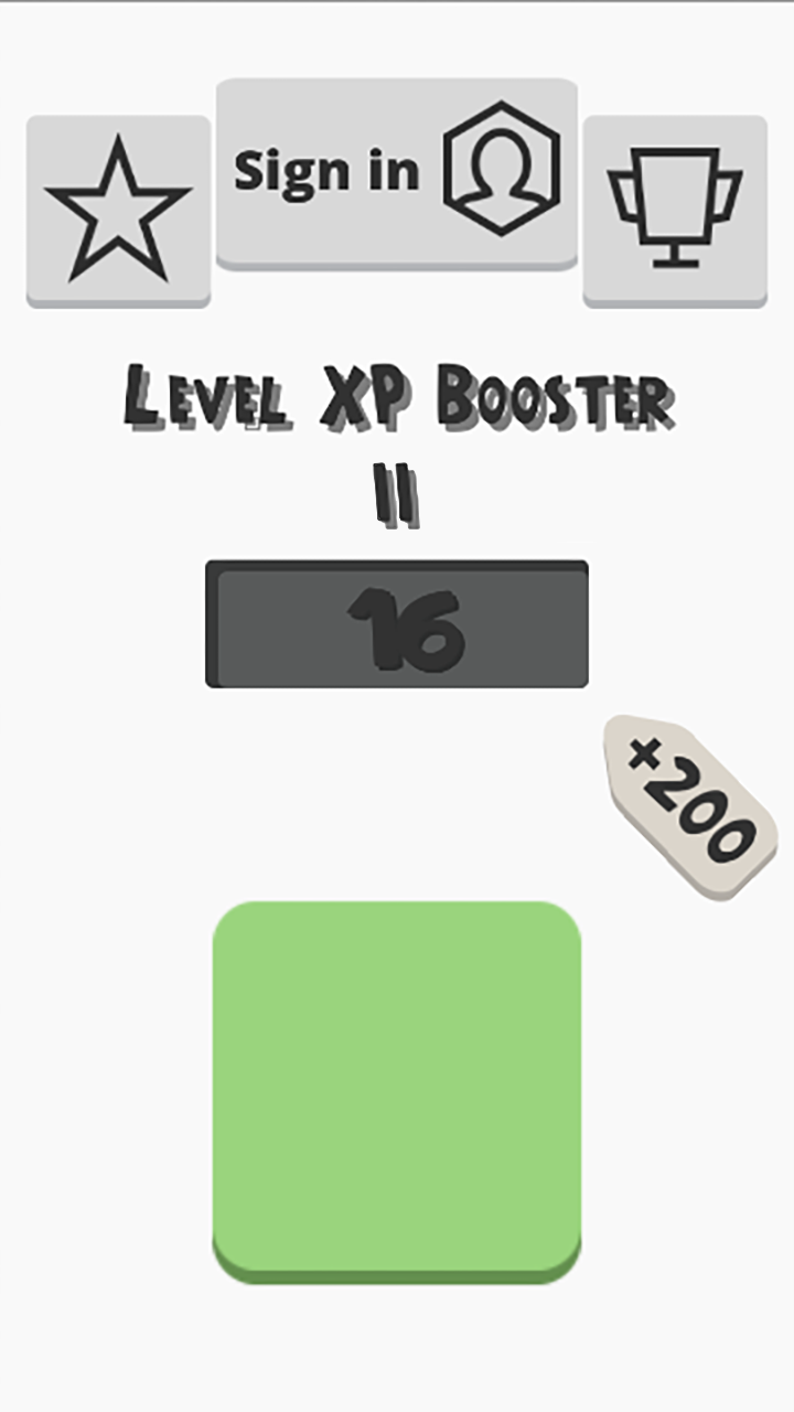 Screenshot of Level XP Booster II