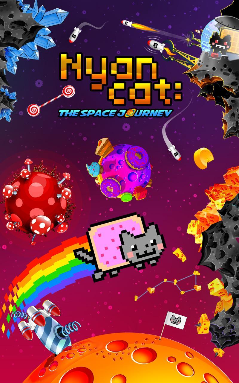 Скриншот игры Nyan Cat: The Space Journey